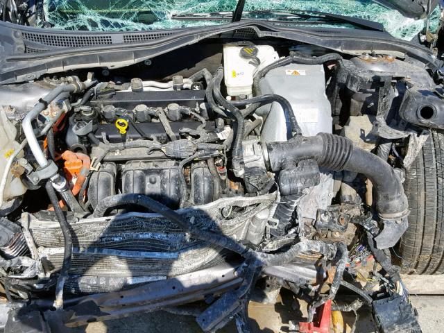 3FADP0L39AR324932 - 2010 FORD FUSION HYB GRAY photo 7