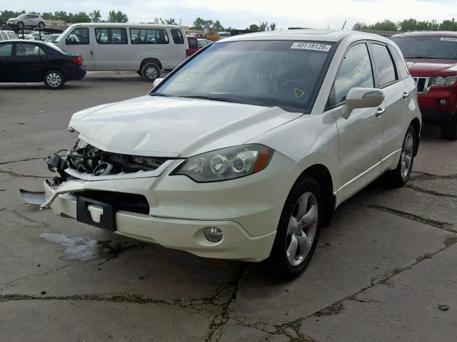 5J8TB18248A003669 - 2008 ACURA RDX WHITE photo 2