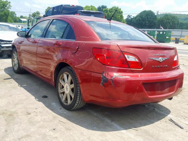 1C3LC56B09N534484 - 2009 CHRYSLER SEBRING TO RED photo 3