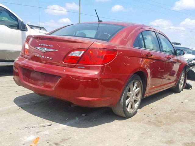 1C3LC56B09N534484 - 2009 CHRYSLER SEBRING TO RED photo 4