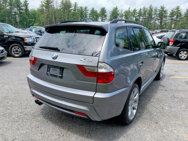 WBXPC9C43AWJ39145 - 2010 BMW X3 XDRIVE3 GRAY photo 3