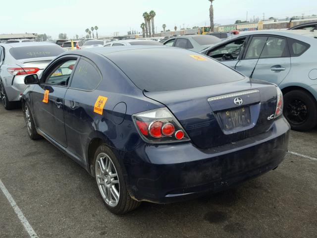 JTKDE167X80228279 - 2008 TOYOTA SCION TC ლურჯი ფოტო 3