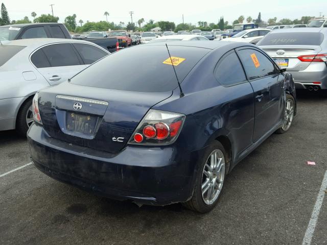 JTKDE167X80228279 - 2008 TOYOTA SCION TC ლურჯი ფოტო 4