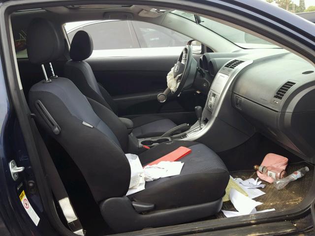 JTKDE167X80228279 - 2008 TOYOTA SCION TC ლურჯი ფოტო 5