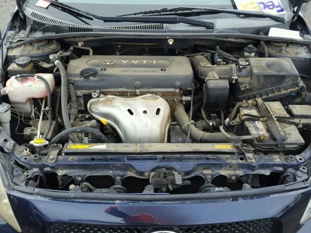 JTKDE167X80228279 - 2008 TOYOTA SCION TC ლურჯი ფოტო 7
