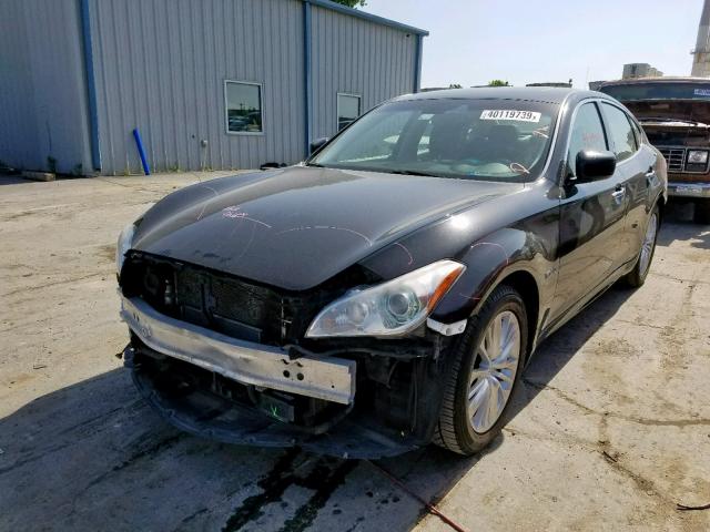 JN1EY1AP5CM910243 - 2012 INFINITI M35H BLACK photo 2