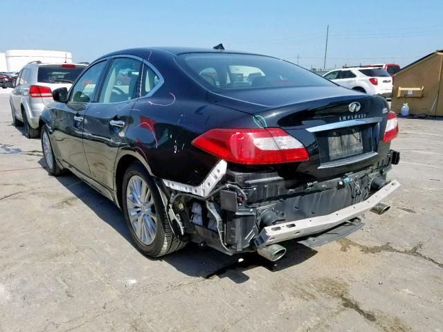 JN1EY1AP5CM910243 - 2012 INFINITI M35H BLACK photo 3