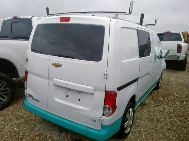 3N63M0YN2FK707567 - 2015 CHEVROLET CITY EXPRE WHITE photo 4