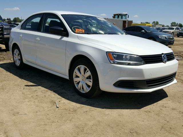 3VWLL7AJXEM305284 - 2014 VOLKSWAGEN JETTA TDI WHITE photo 1