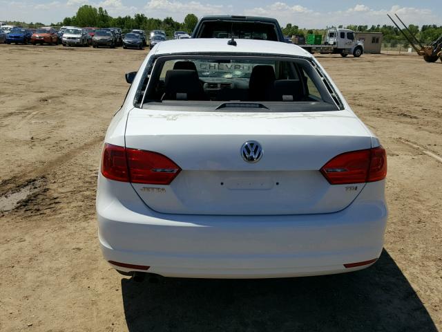 3VWLL7AJXEM305284 - 2014 VOLKSWAGEN JETTA TDI WHITE photo 9