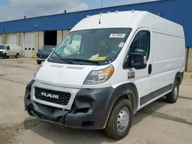 3C6TRVCGXKE539199 - 2019 RAM PROMASTER 白色 照片 2