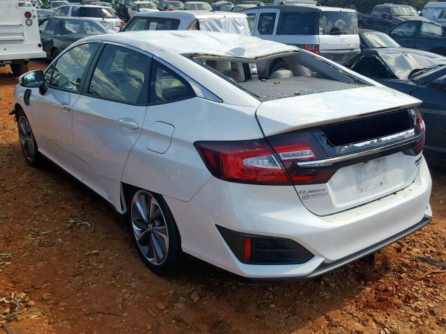 JHMZC5F35JC001172 - 2018 HONDA CLARITY TO WHITE photo 3