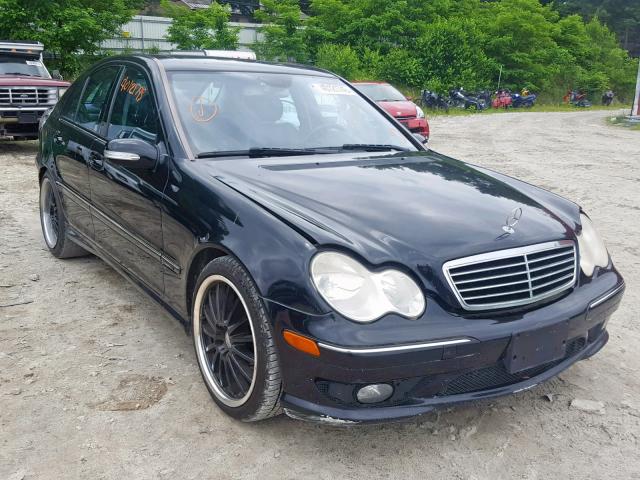 WDBRF40J35F610144 - 2005 MERCEDES-BENZ C 230K SPO BLACK photo 1