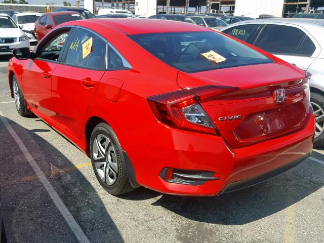 2HGFC2F50GH566344 - 2016 HONDA CIVIC LX RED photo 3