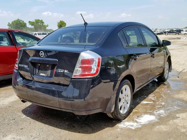 3N1AB61E87L698823 - 2007 NISSAN SENTRA 2.0 BLACK photo 4