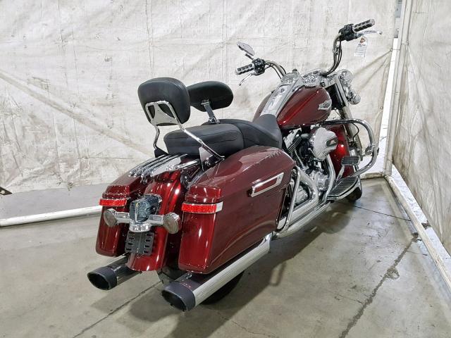 1HD1FBM12EB706639 - 2014 HARLEY-DAVIDSON FLHR ROAD MAROON photo 4