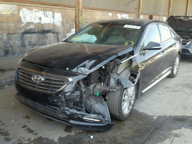 5NPE34AF7FH029532 - 2015 HYUNDAI SONATA SPO BLACK photo 9