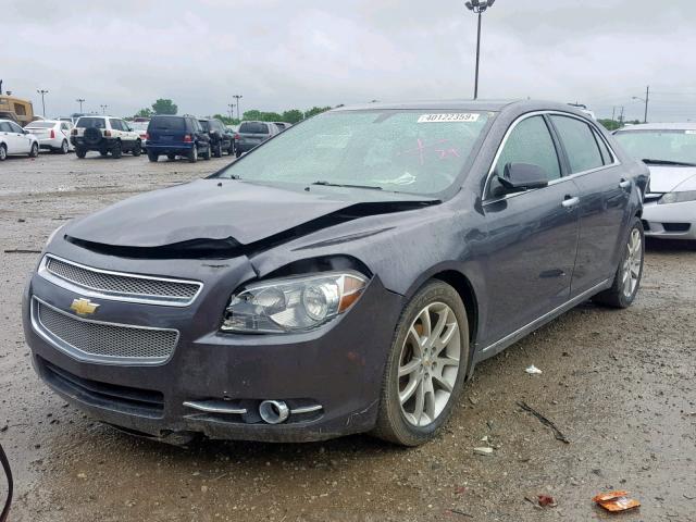1G1ZE5EB8A4160386 - 2010 CHEVROLET MALIBU LTZ 灰色 照片 2