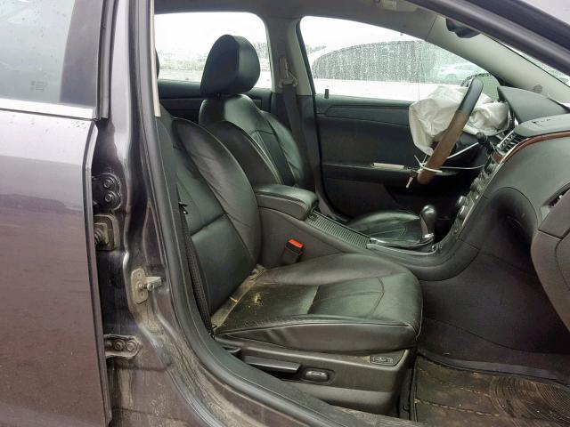 1G1ZE5EB8A4160386 - 2010 CHEVROLET MALIBU LTZ 灰色 照片 5