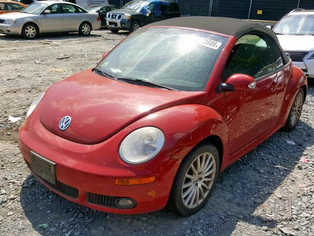3VWSF31Y16M330830 - 2006 VOLKSWAGEN NEW BEETLE Qırmızı foto 2