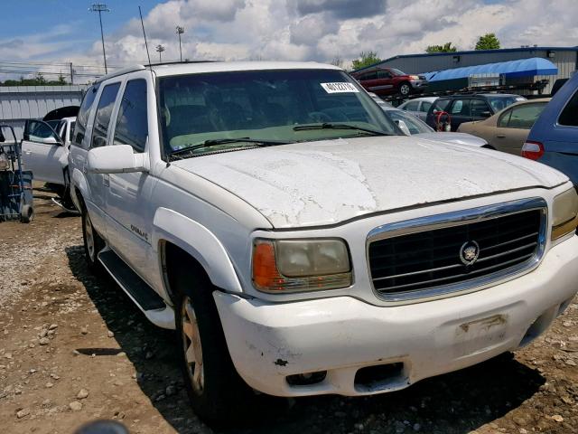 1GYEK13R9YR113124 - 2000 CADILLAC ESCALADE WHITE photo 1