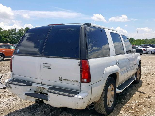 1GYEK13R9YR113124 - 2000 CADILLAC ESCALADE WHITE photo 4