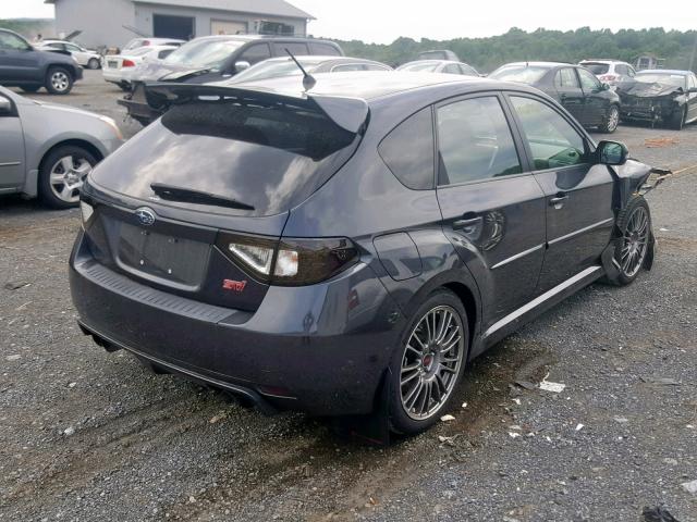 JF1GR8H6XBL828205 - 2011 SUBARU IMPREZA WR BLACK photo 4