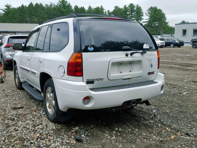 1GKDT13S622473277 - 2002 GMC ENVOY WHITE photo 3