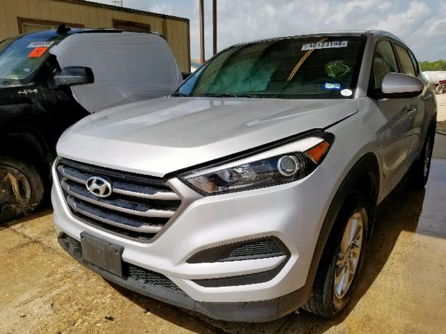 KM8J23A42GU202967 - 2016 HYUNDAI TUCSON SE GRAY photo 2