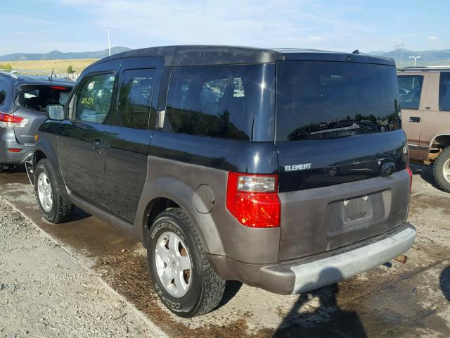 5J6YH28573L015776 - 2003 HONDA ELEMENT EX BLACK photo 3