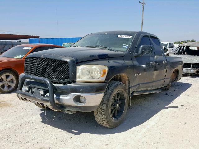 1D7HA18NX8S513798 - 2008 DODGE RAM 1500 S BLACK photo 2