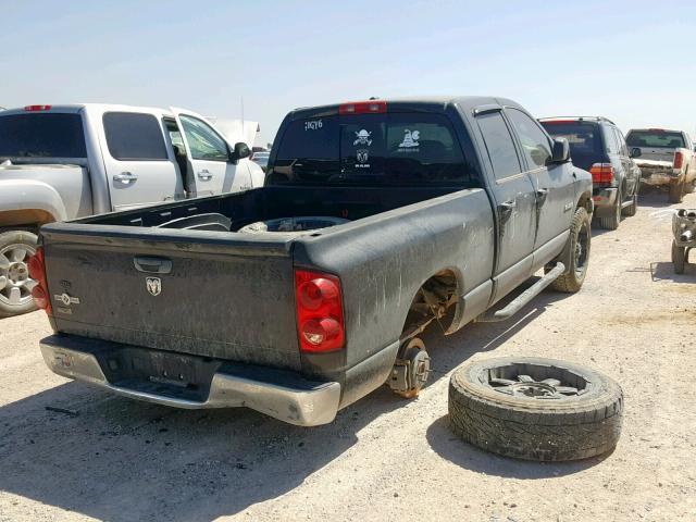 1D7HA18NX8S513798 - 2008 DODGE RAM 1500 S BLACK photo 4