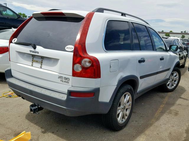 YV1CZ91HX41056128 - 2004 VOLVO XC90 T6 SILVER photo 4