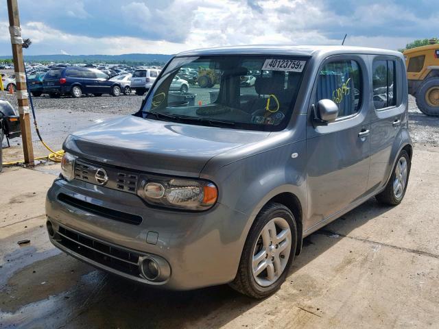 JN8AZ2KR5AT156864 - 2010 NISSAN CUBE BASE GRAY photo 2