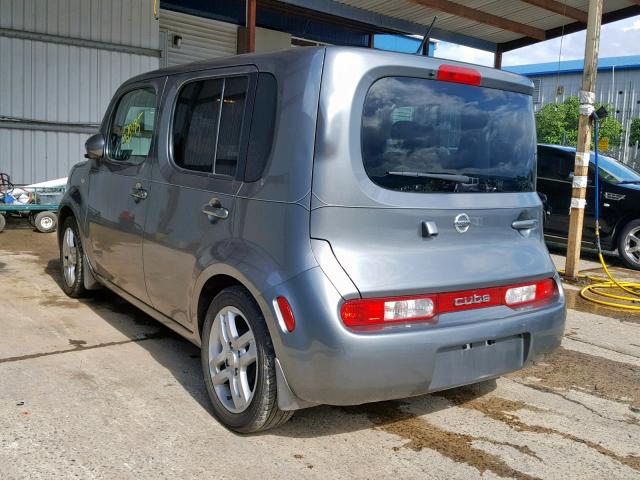 JN8AZ2KR5AT156864 - 2010 NISSAN CUBE BASE GRAY photo 3