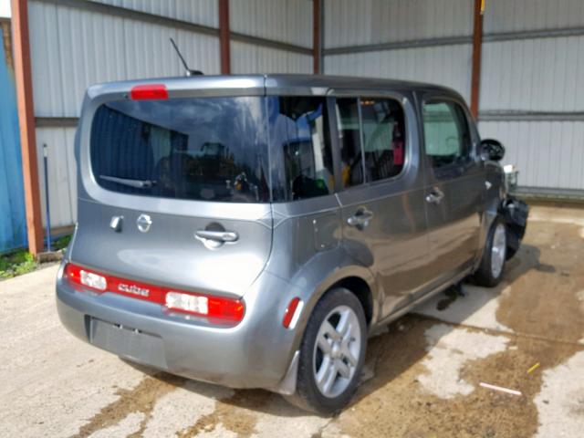 JN8AZ2KR5AT156864 - 2010 NISSAN CUBE BASE GRAY photo 4