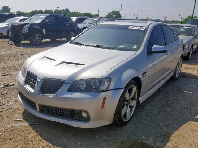 6G2EC57Y79L209647 - 2009 PONTIAC G8 GT SILVER photo 2