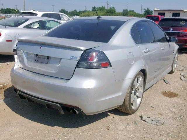 6G2EC57Y79L209647 - 2009 PONTIAC G8 GT SILVER photo 4