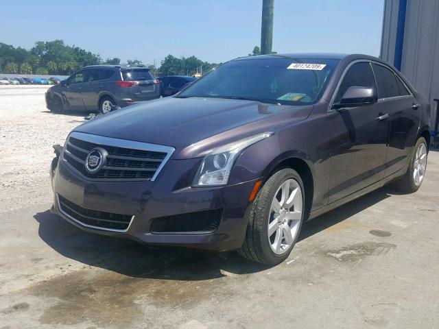 1G6AA5RA5E0141442 - 2014 CADILLAC ATS PURPLE photo 2