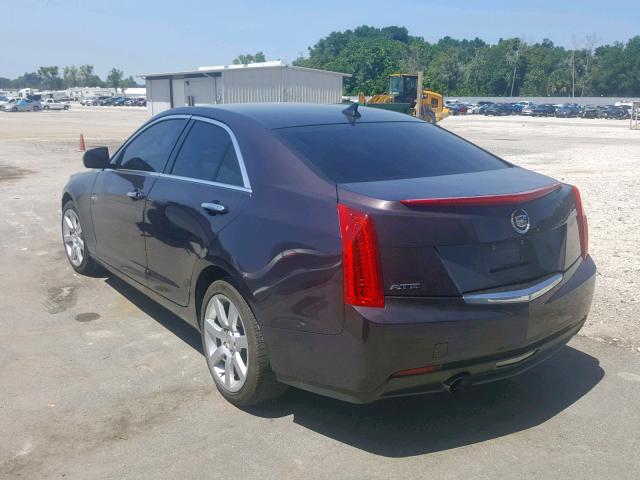 1G6AA5RA5E0141442 - 2014 CADILLAC ATS PURPLE photo 3