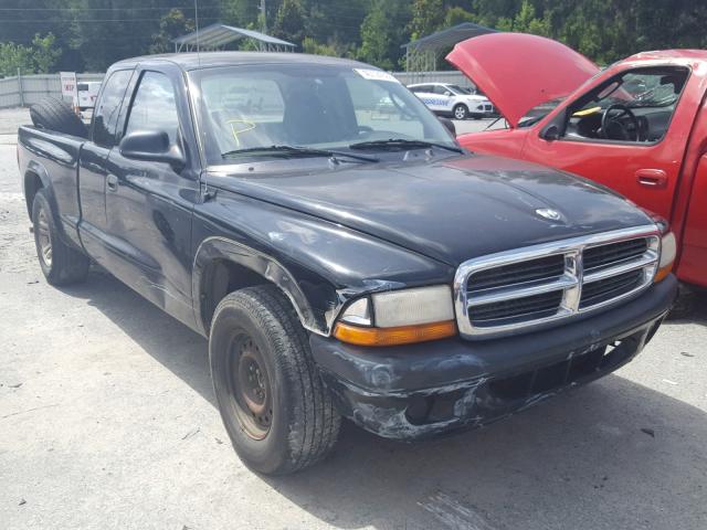 1D7GL32KX4S703806 - 2004 DODGE DAKOTA SPO BLACK photo 1