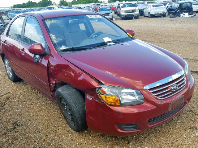 KNAFE222195664990 - 2009 KIA SPECTRA EX RED photo 9