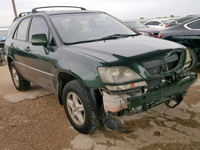 JT6GF10U8X0013036 - 1999 LEXUS RX 300 GREEN photo 1