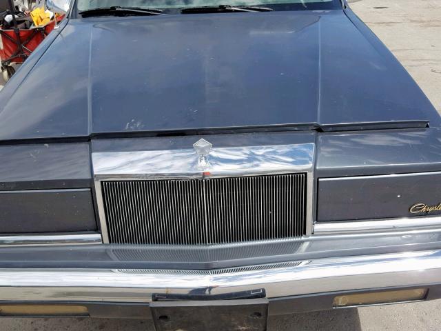 1C3BU6634JD215994 - 1988 CHRYSLER NEW YORKER BLACK photo 7