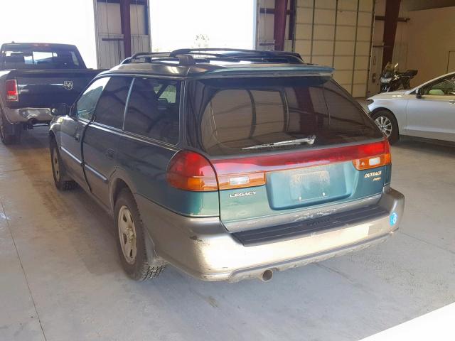 4S3BG6850V7630963 - 1997 SUBARU LEGACY OUT GREEN photo 3