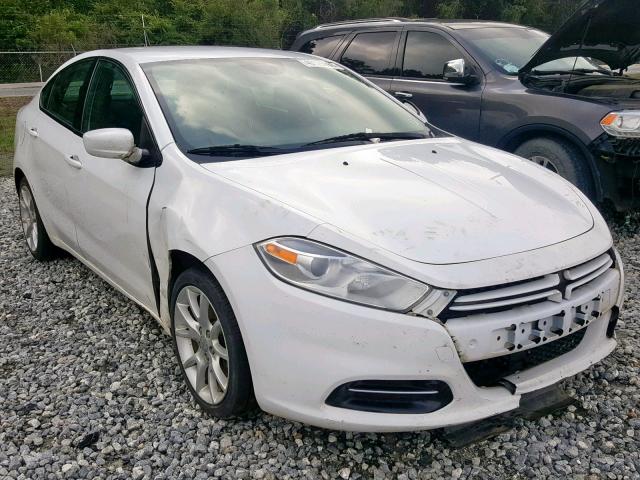 1C3CDFBA7DD233287 - 2013 DODGE DART SXT WHITE photo 1