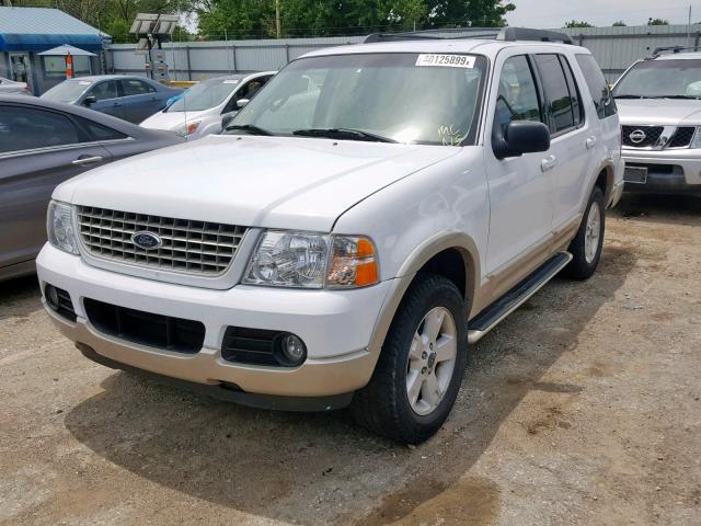 1FMZU74KX5ZA41864 - 2005 FORD EXPLORER E WHITE photo 2