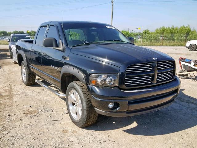 1D7HU18D13S337361 - 2003 DODGE RAM 1500 S BLACK photo 1