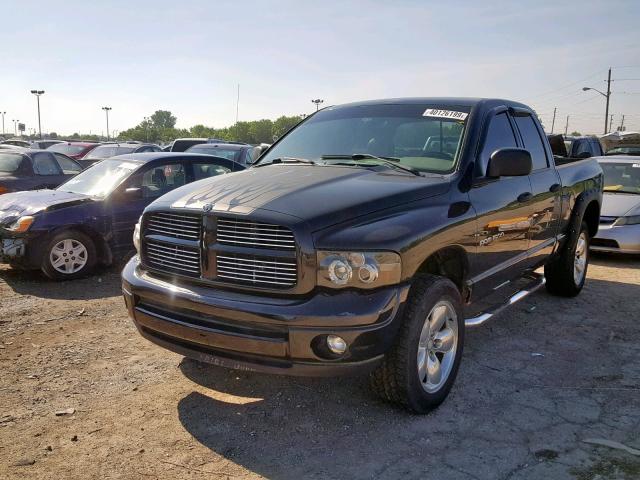 1D7HU18D13S337361 - 2003 DODGE RAM 1500 S BLACK photo 2