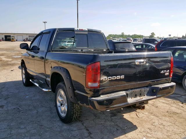 1D7HU18D13S337361 - 2003 DODGE RAM 1500 S BLACK photo 3